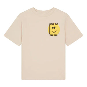 HUNDRED PIECES T-Shirt  smile out the box beige