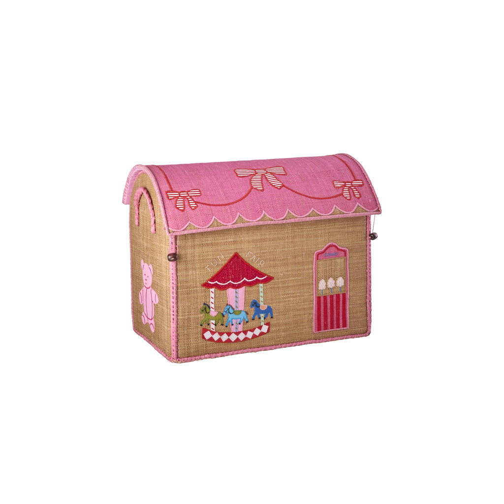 RICE RAFFIA AUFBEWAHRUNGSHAUS FUN FAIR M