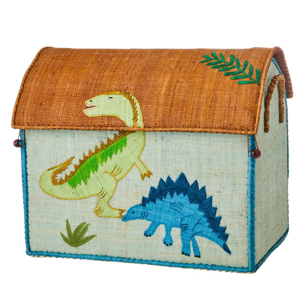 rice Raffia Aufbewahrungshaus dino m – STEYBE FÜR KINDER