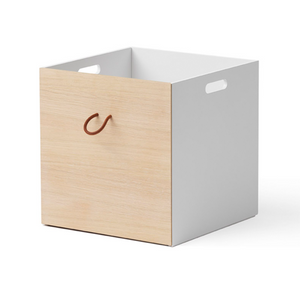 Oliver Furniture Wood Collection Kisten weiß/Eiche 3 Stück
