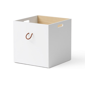 Oliver Furniture Wood Collection Kisten weiß/Eiche 3 Stück
