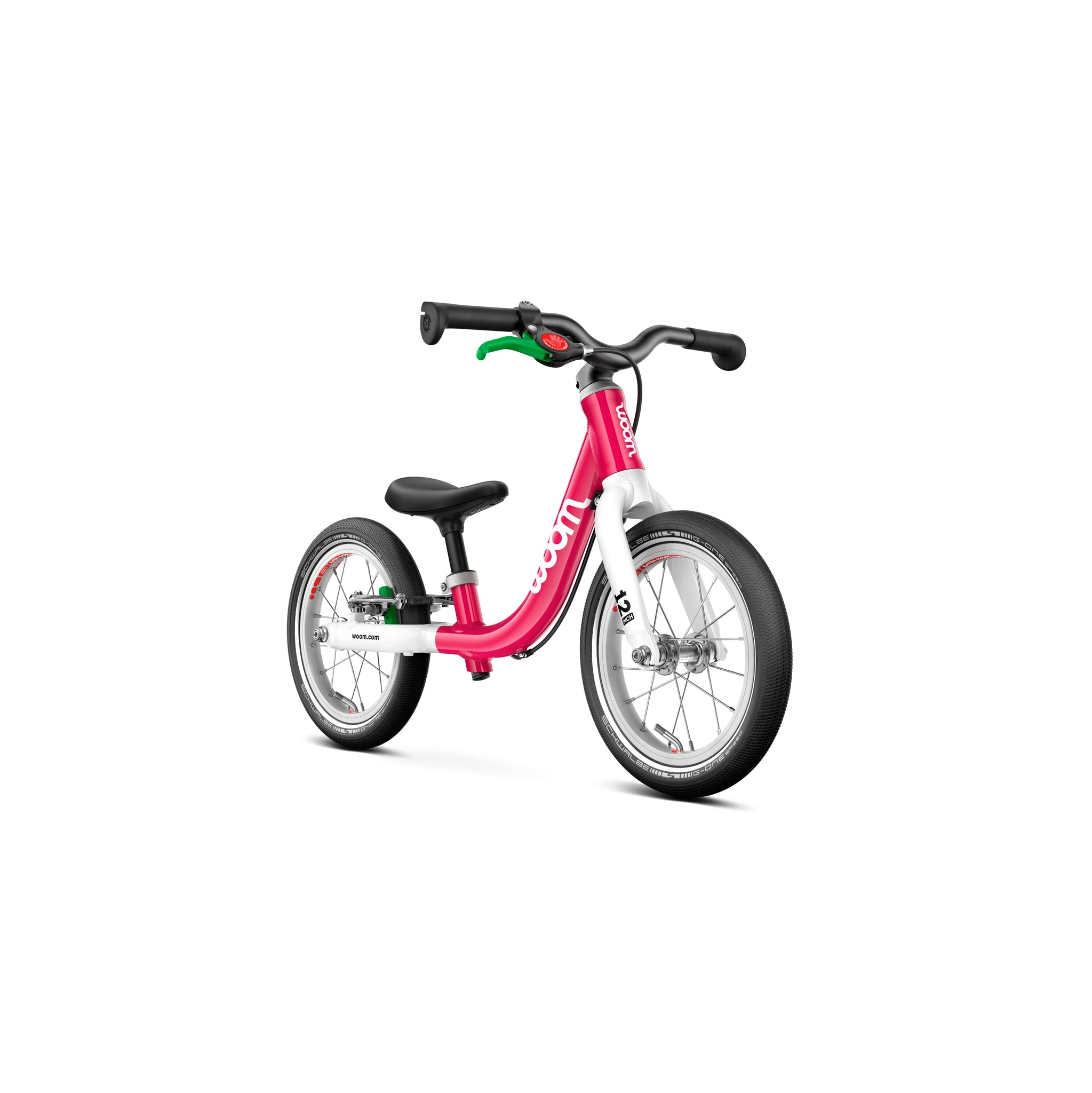 woom laufrad go 1 hot pink