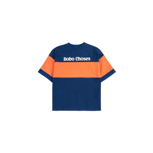BOBO CHOSES  T Shirt Color Block navy blue