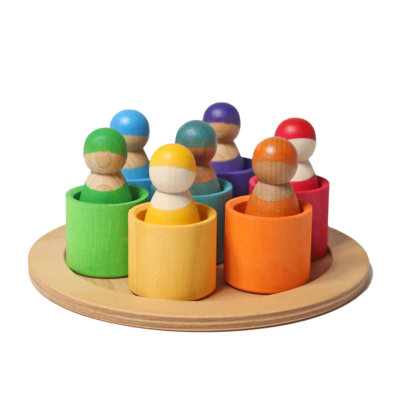 grimms 7 Freunde in Holzschälchen