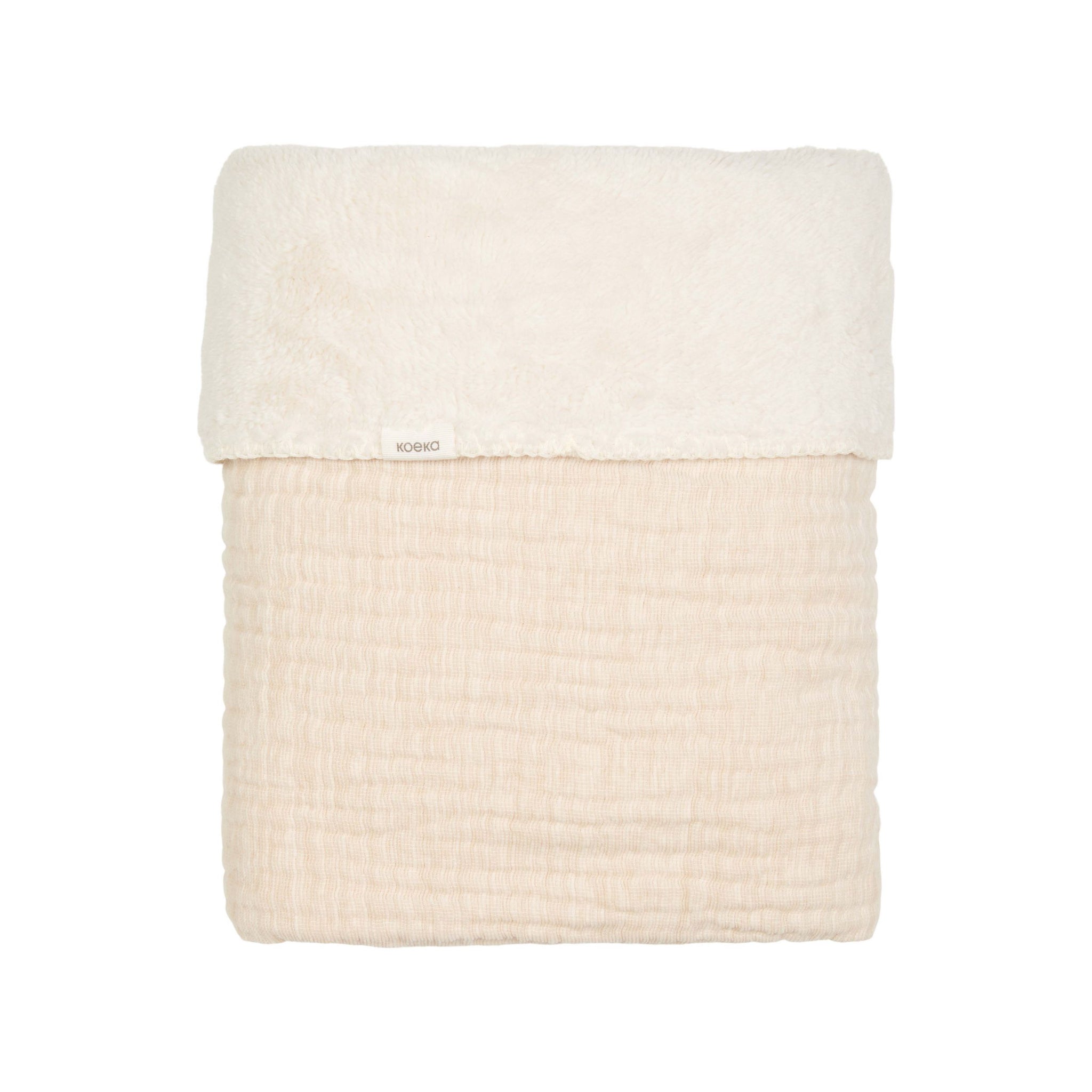 koeka Babydecke Plüsch Rivolii warm white 75x100 – STEYBE FÜR KINDER