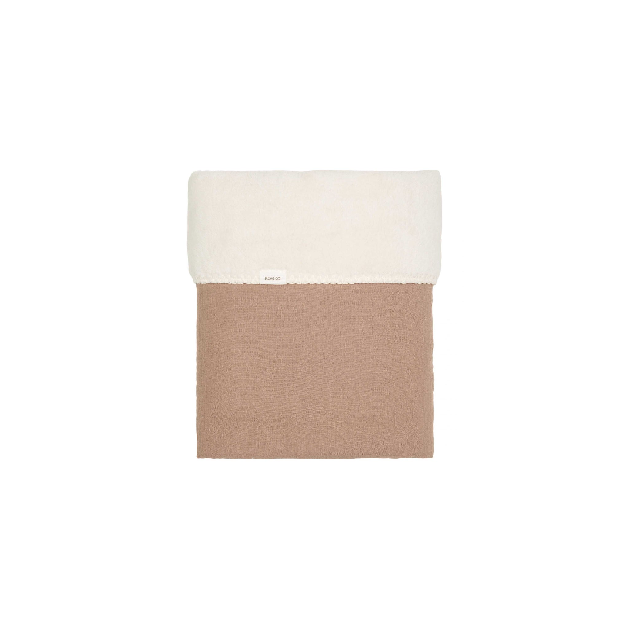 koeka Babydecke Plüsch Faro caffe 75x100