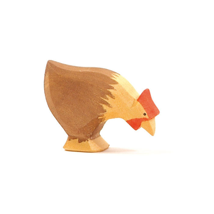 Ostheimer Huhn braun pickend