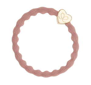 BY ELOISE ARMBAND CHAMPAGNE PINK MIT HERZ