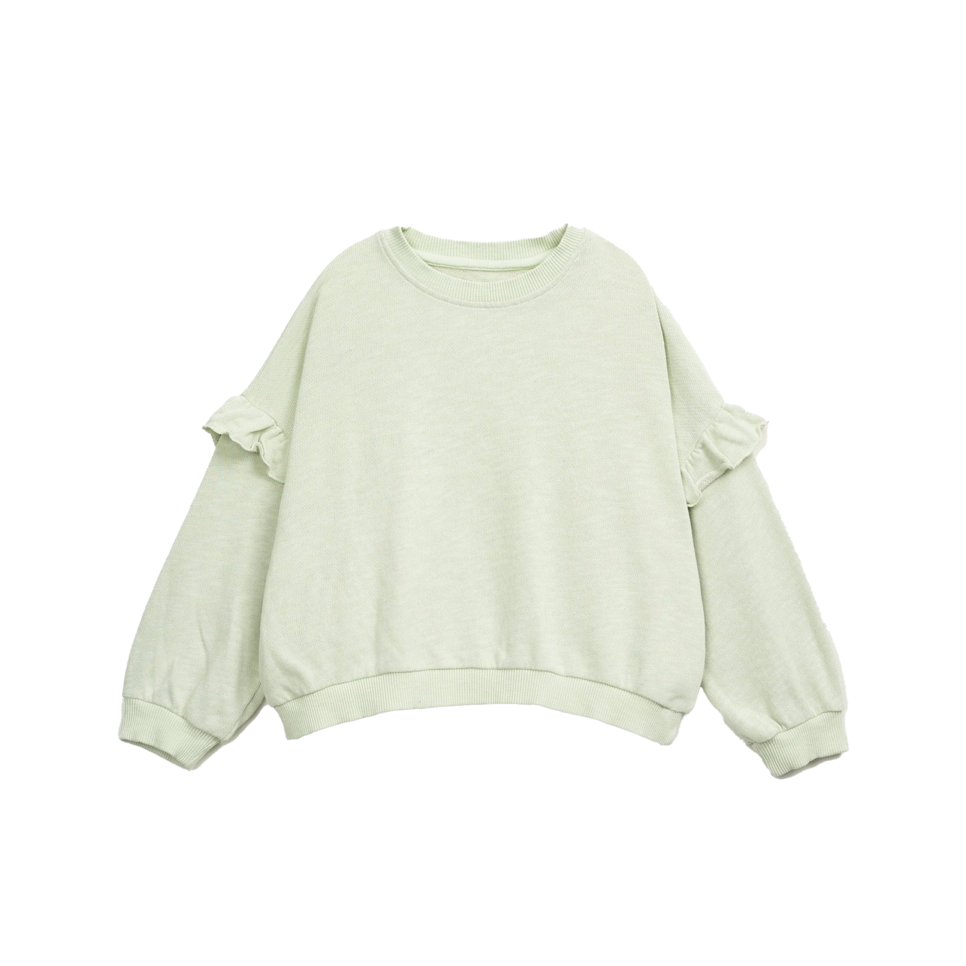 PLAY UP Sweatshirt Rüschen mint