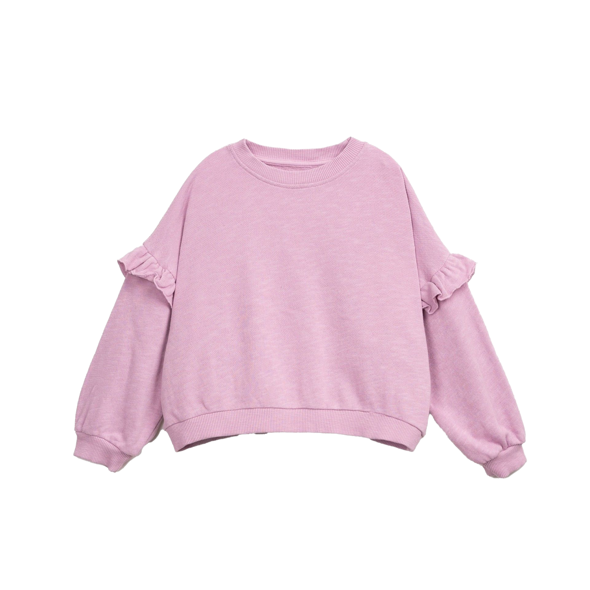PLAY UP Sweatshirt Rüschen rosa
