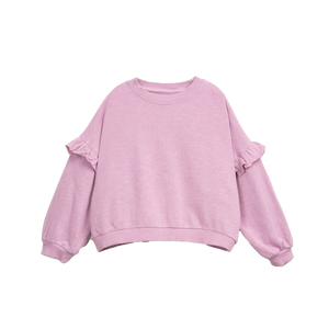 PLAY UP Sweatshirt Rüschen rosa
