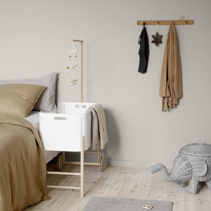 Oliver Furniture Beistellbett inkl. Umbauset zur Bank weiß/Eiche