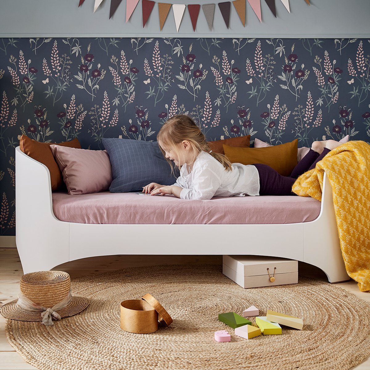 Leander Classic Baby-/Juniorbett, weiß