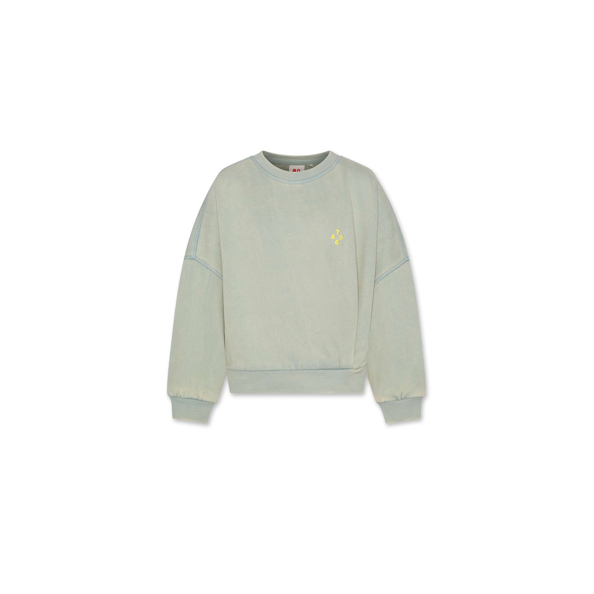 AO76LYS SWEATER SQUARE LIGHT TEAL
