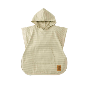 CLOBY UV PONCHO sandy beach/olive green
