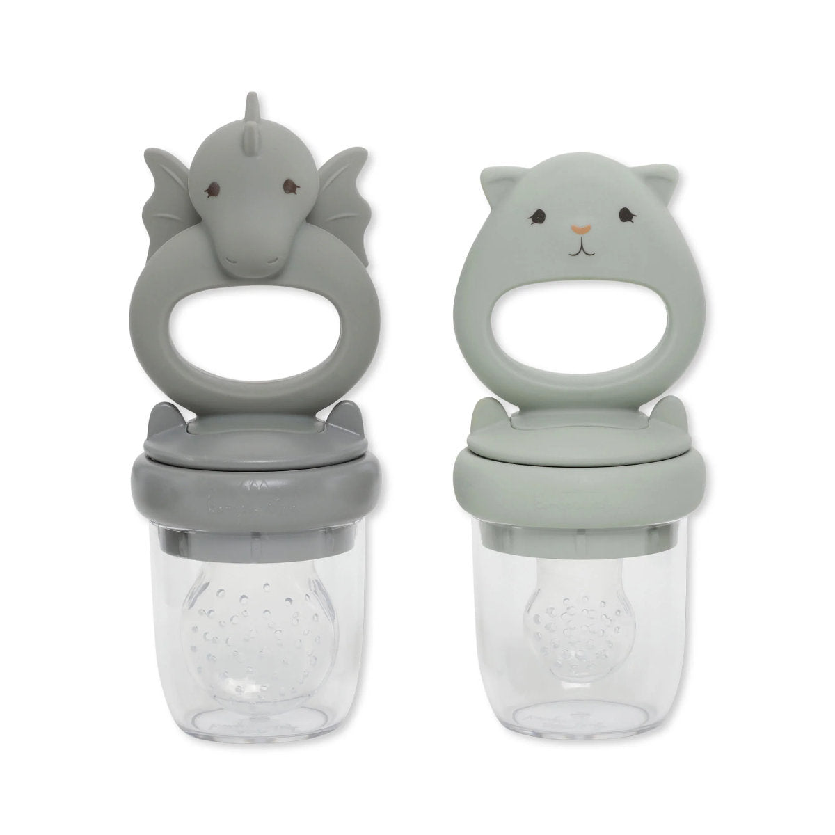 Konges Slojd SILICONE FRUIT FEEDING DRAGON WHALE LEAU