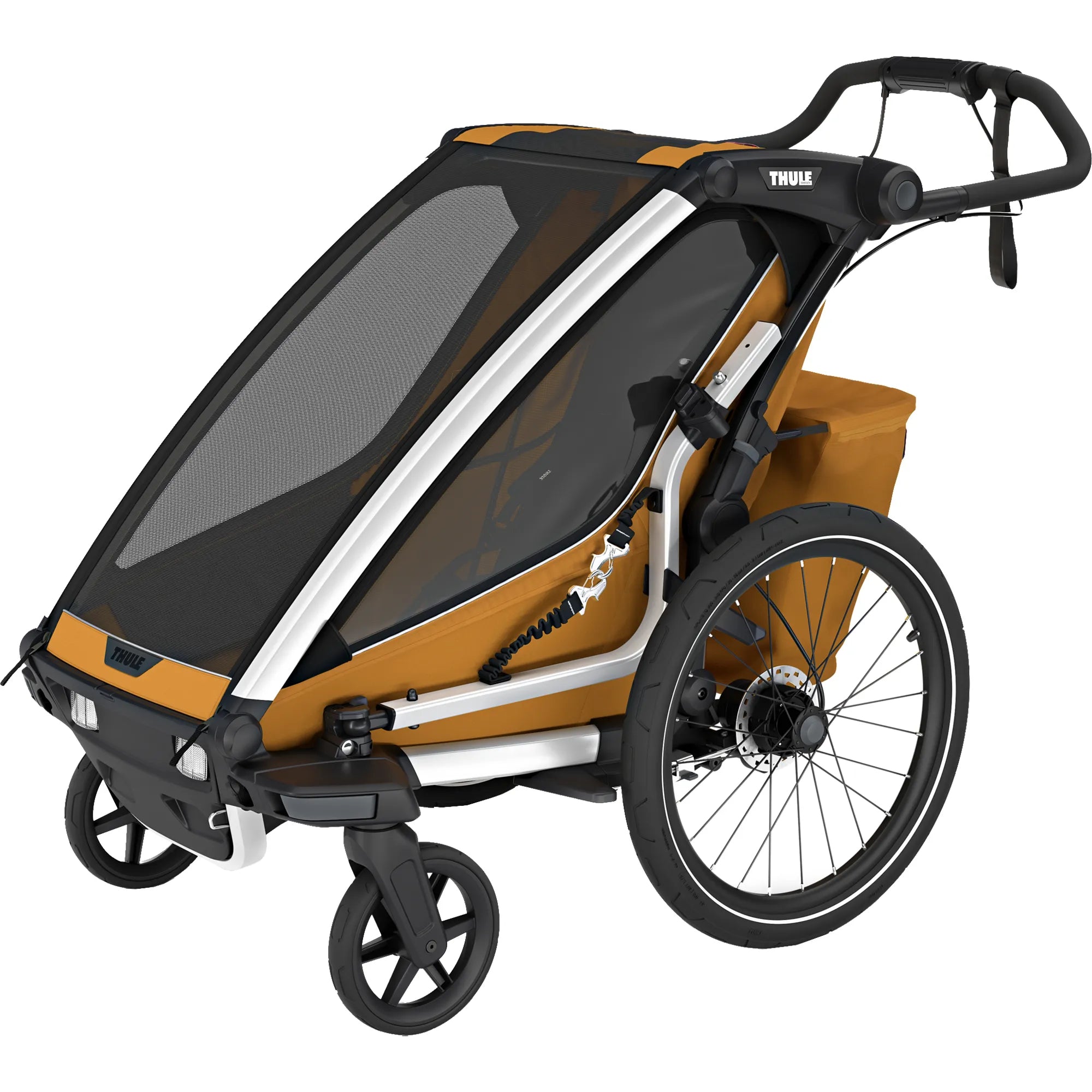 thule Fahrradanhänger Sport 2 single natural gold
