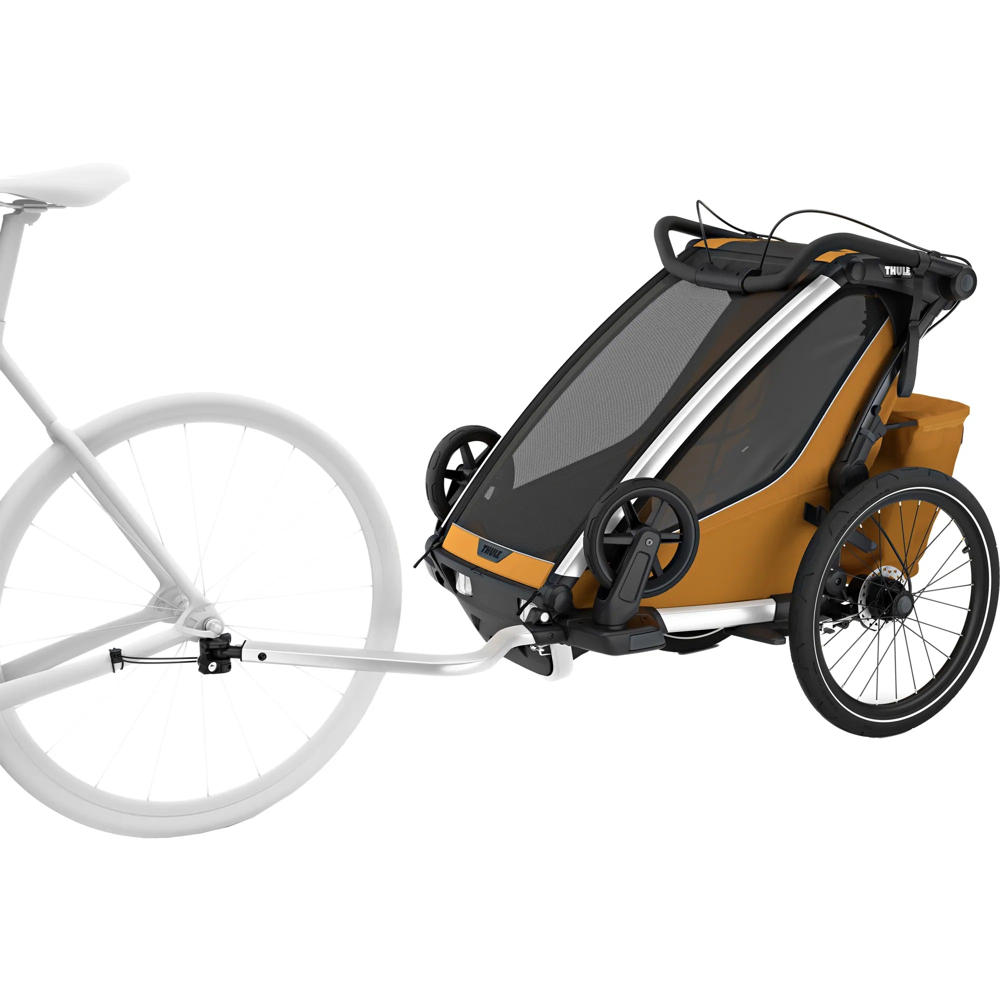 thule Fahrradanhänger Sport 2 single natural gold