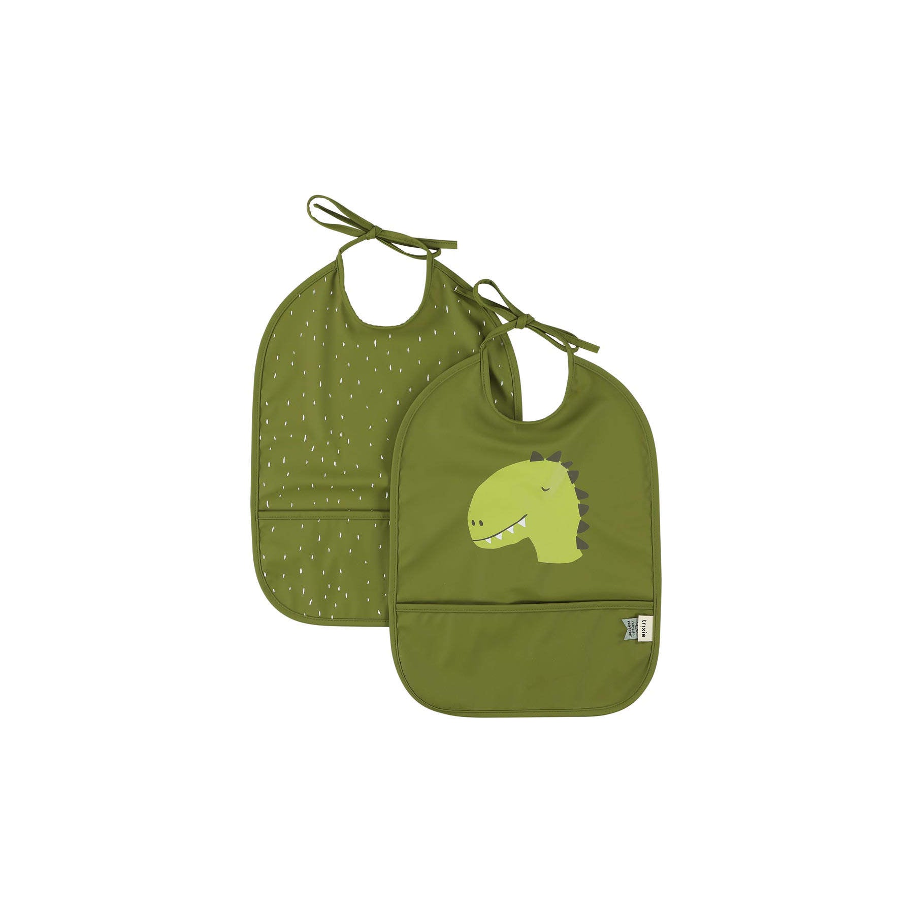 trixie Wasserabweisender Latz 2er Set - Mr. Dino