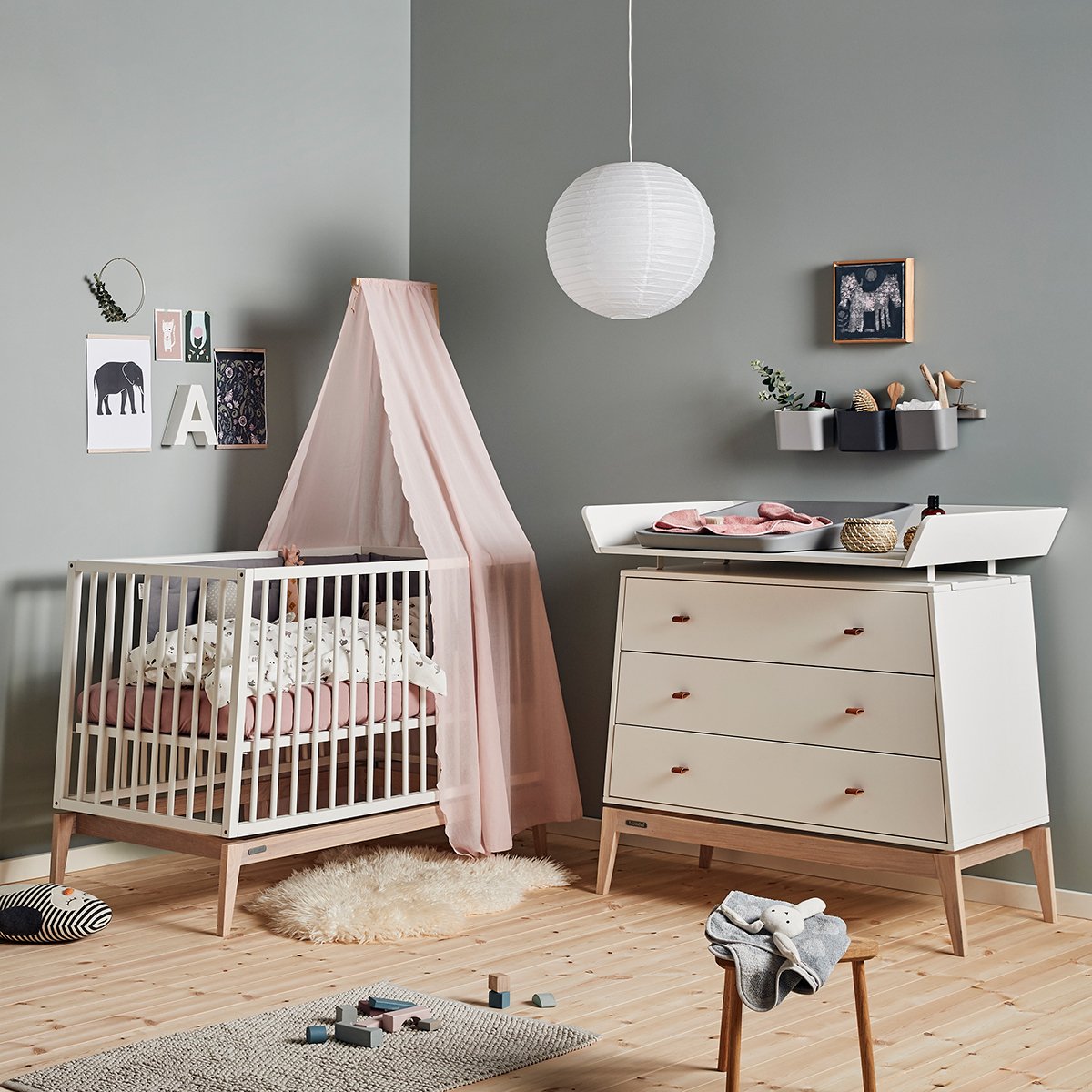 Leander Luna Kommode weiß