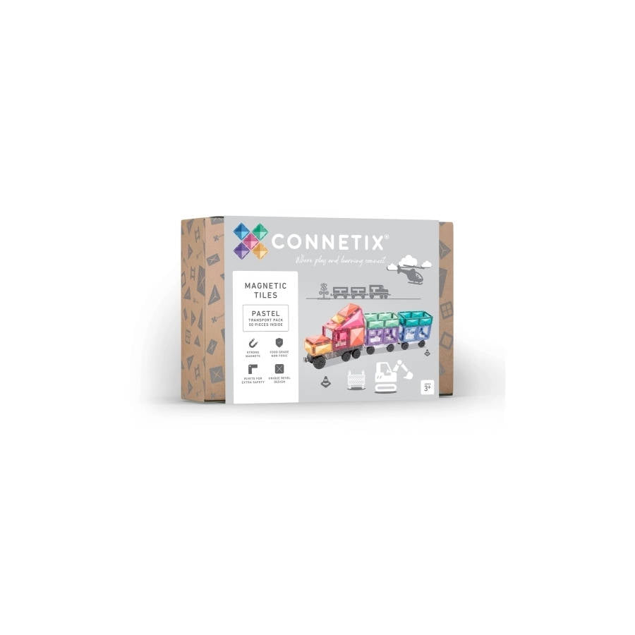 connetix PASTEL Transport Pack 50 Teile