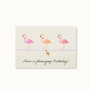 by Vivi Karte mit Armband HAVE A FLAMAZING BIRTHDAY