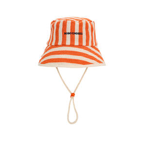 BOBO CHOSES Fischerhut Stripes orange