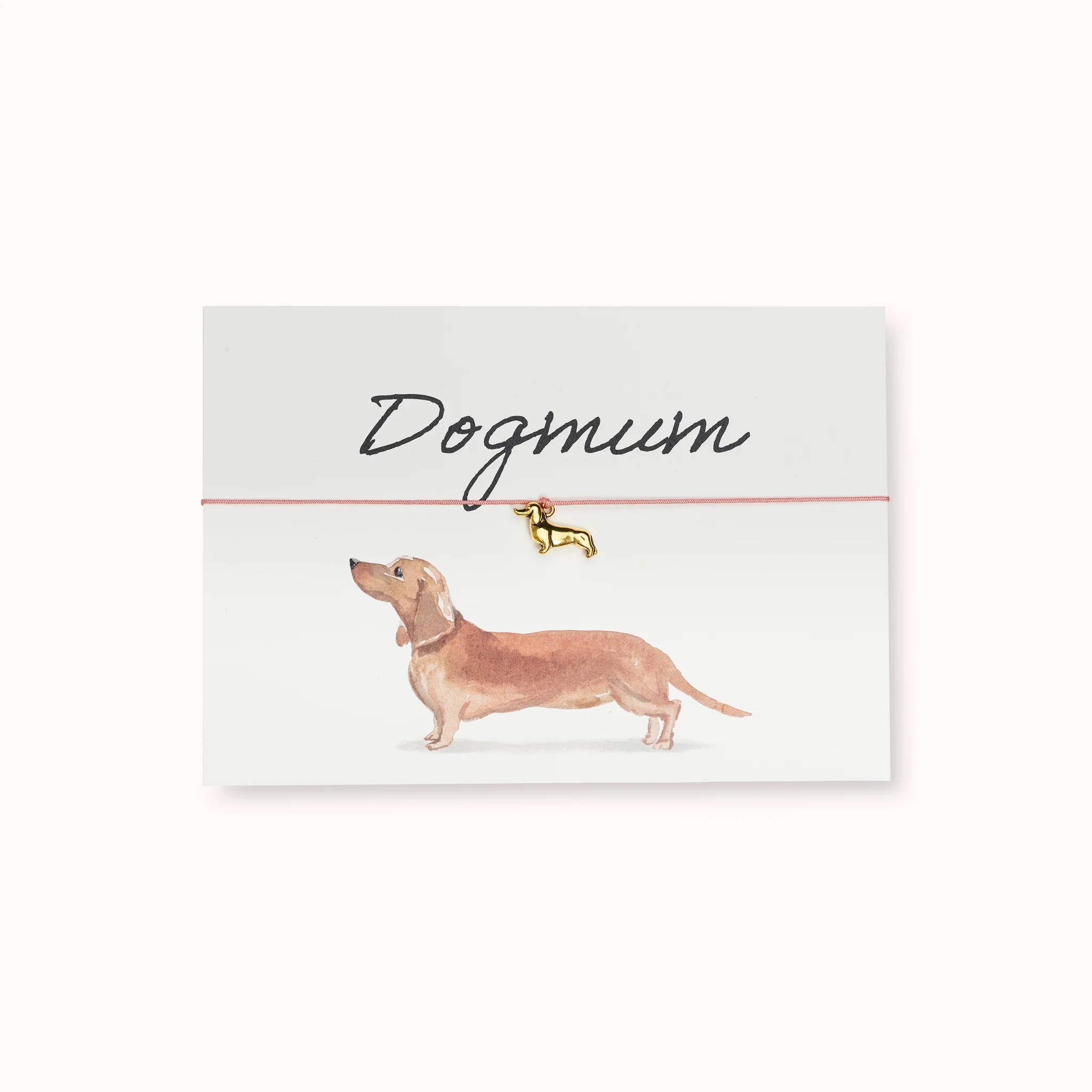 by Vivi Karte mit Armband DOGMUM-DACHSHUND