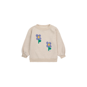 BOBO CHOSES  BABY SWEATSHIRT PANSY FLOWER