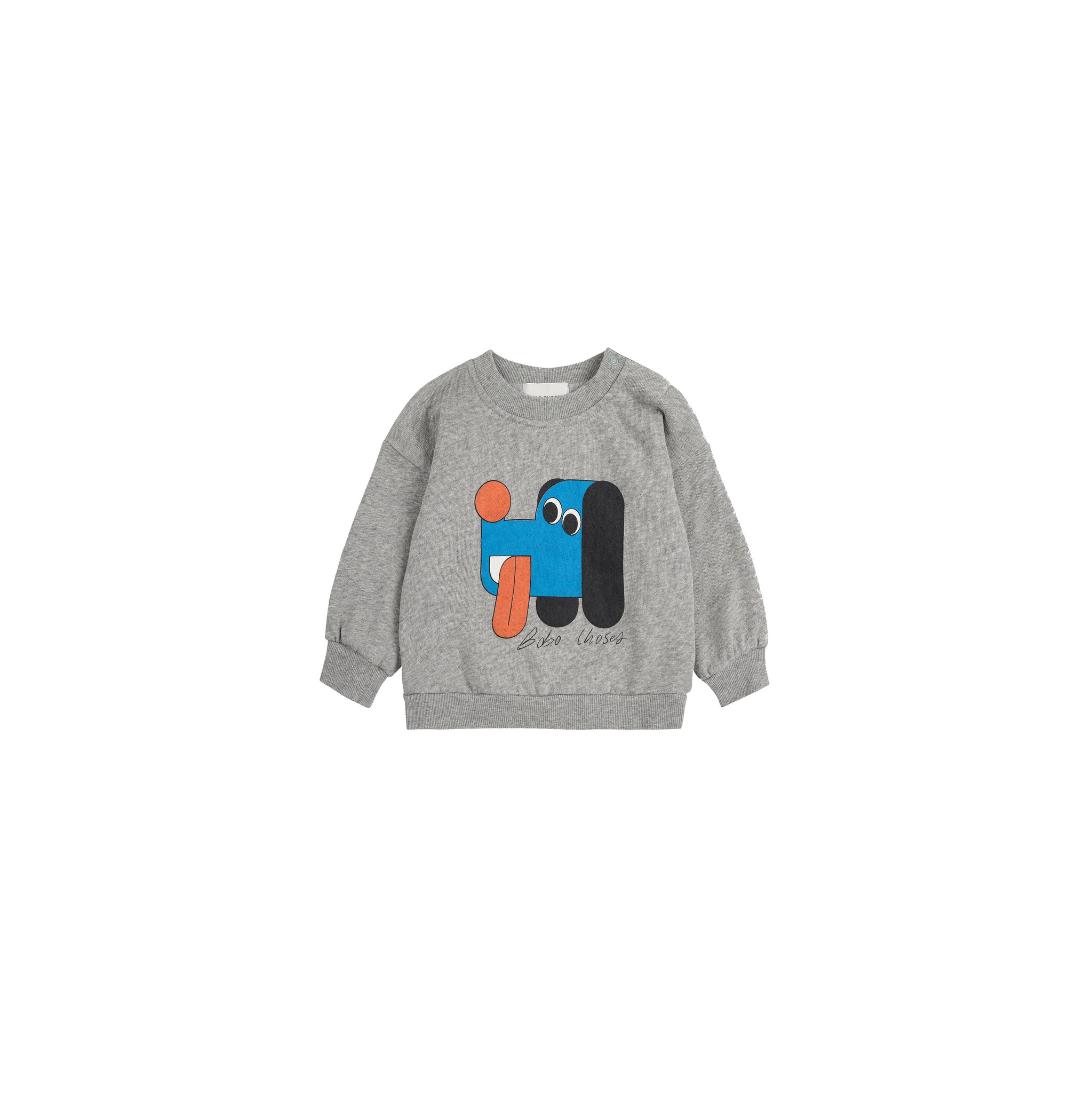 BOBO CHOSES  Baby SWEATSHIRT Doggy Mate grey