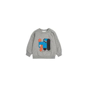 BOBO CHOSES  Baby SWEATSHIRT Doggy Mate grey