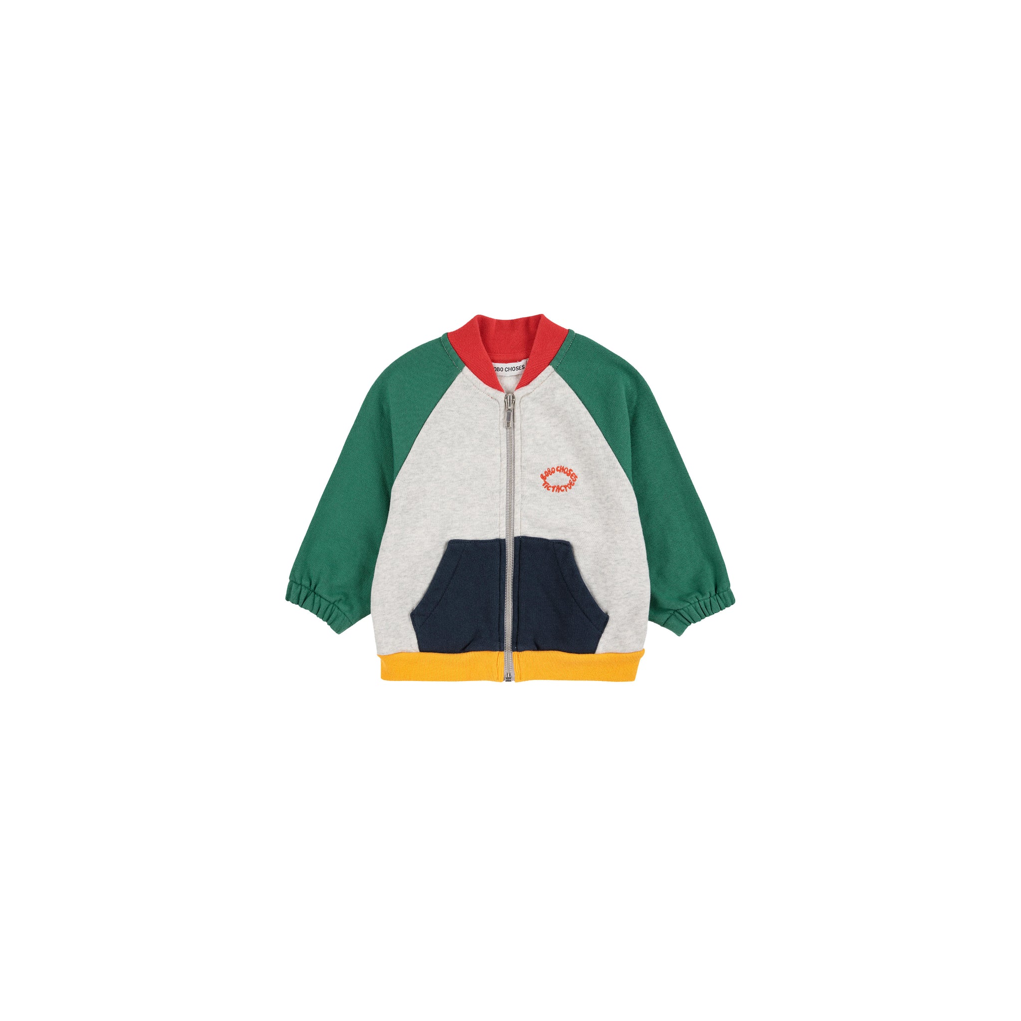 BOBO CHOSES Baby Sweatjacke Tic Tac Toe colorblock