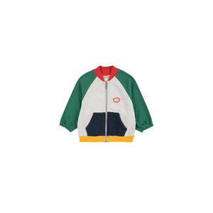 BOBO CHOSES Baby Sweatjacke Tic Tac Toe colorblock