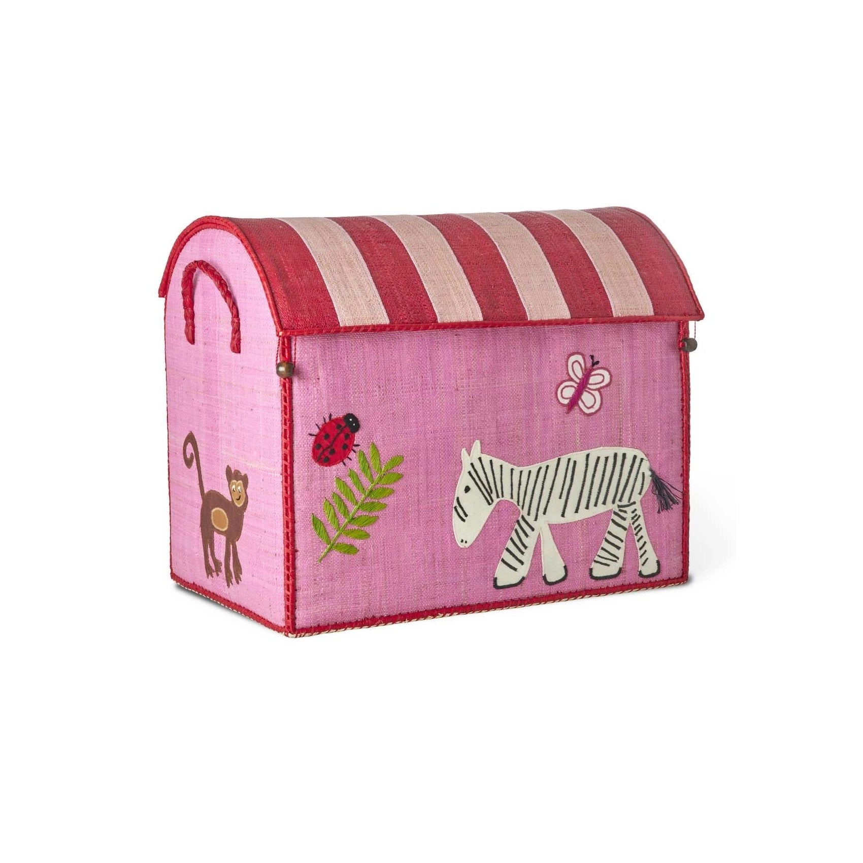 rice aufbewahrung Rice Raffia Aufbewahrungskorb Wildlife L – STEYBE FÜR KINDER