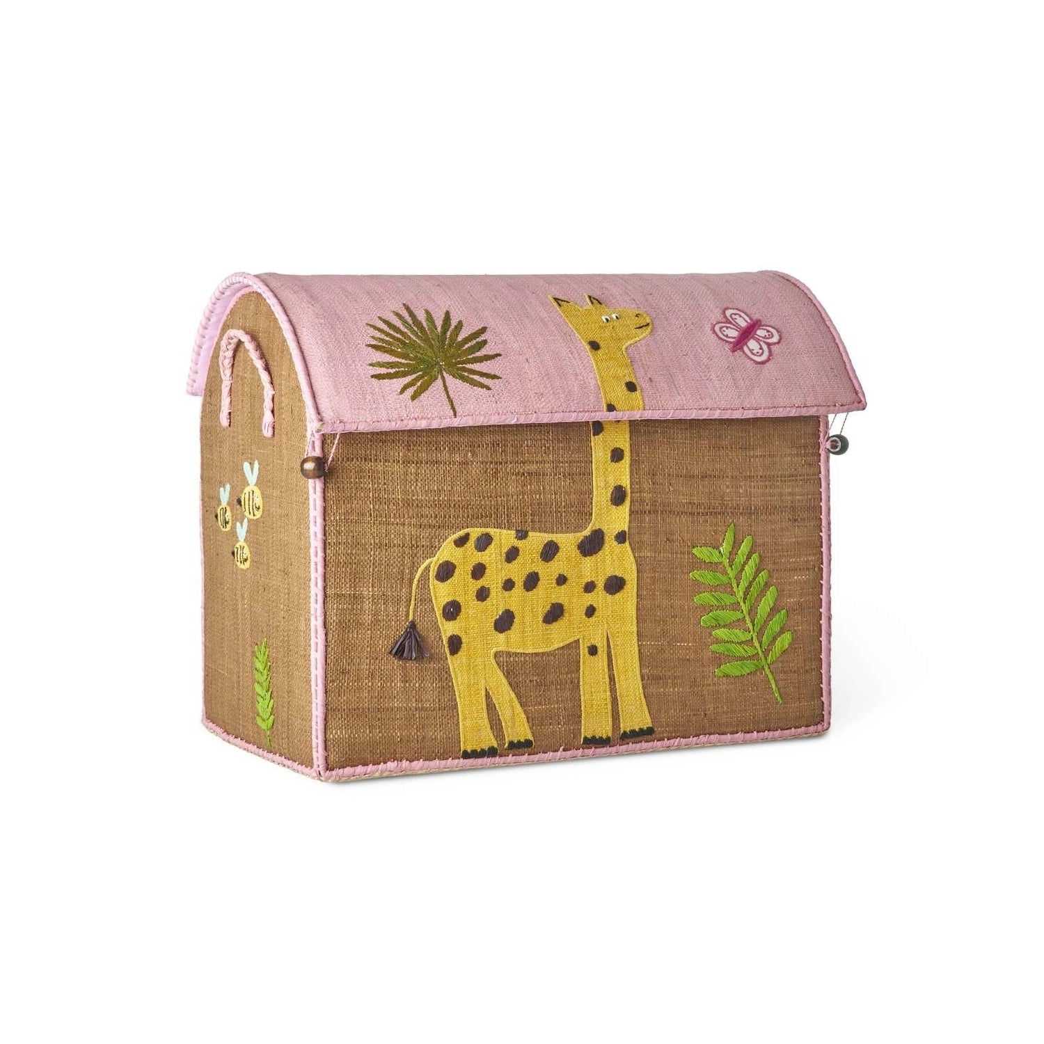 rice box aufbewahrung Rice Raffia Aufbewahrungskorb Wildlife M – STEYBE FÜR KINDER