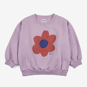 Bobo Choses Sweatshirt mit Blume lila