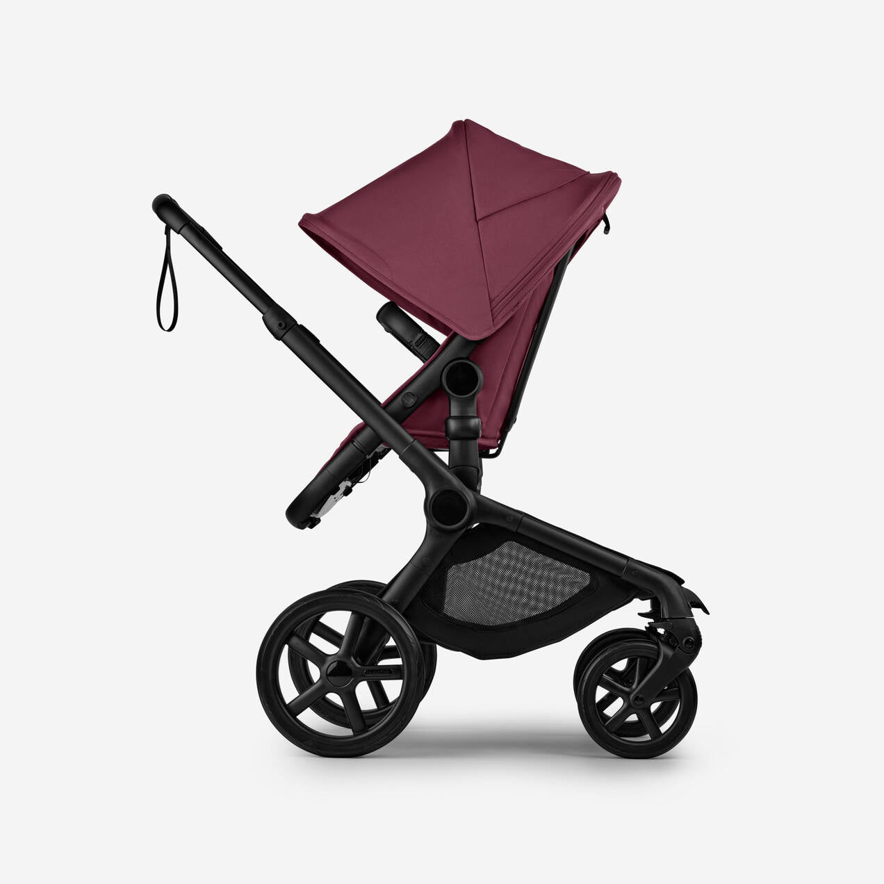 Bugaboo Fox 5 Renew Kinderwagen mit Liegewanne und Sitz Kirschrot