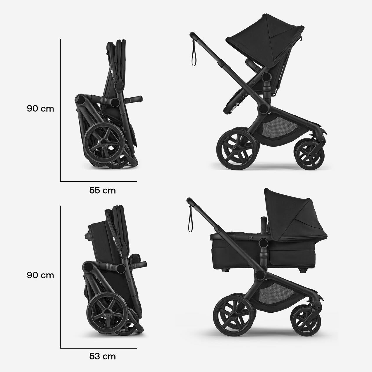 Bugaboo Fox 5 Renew Kinderwagen mit Liegewanne und Sitz  desert taupe