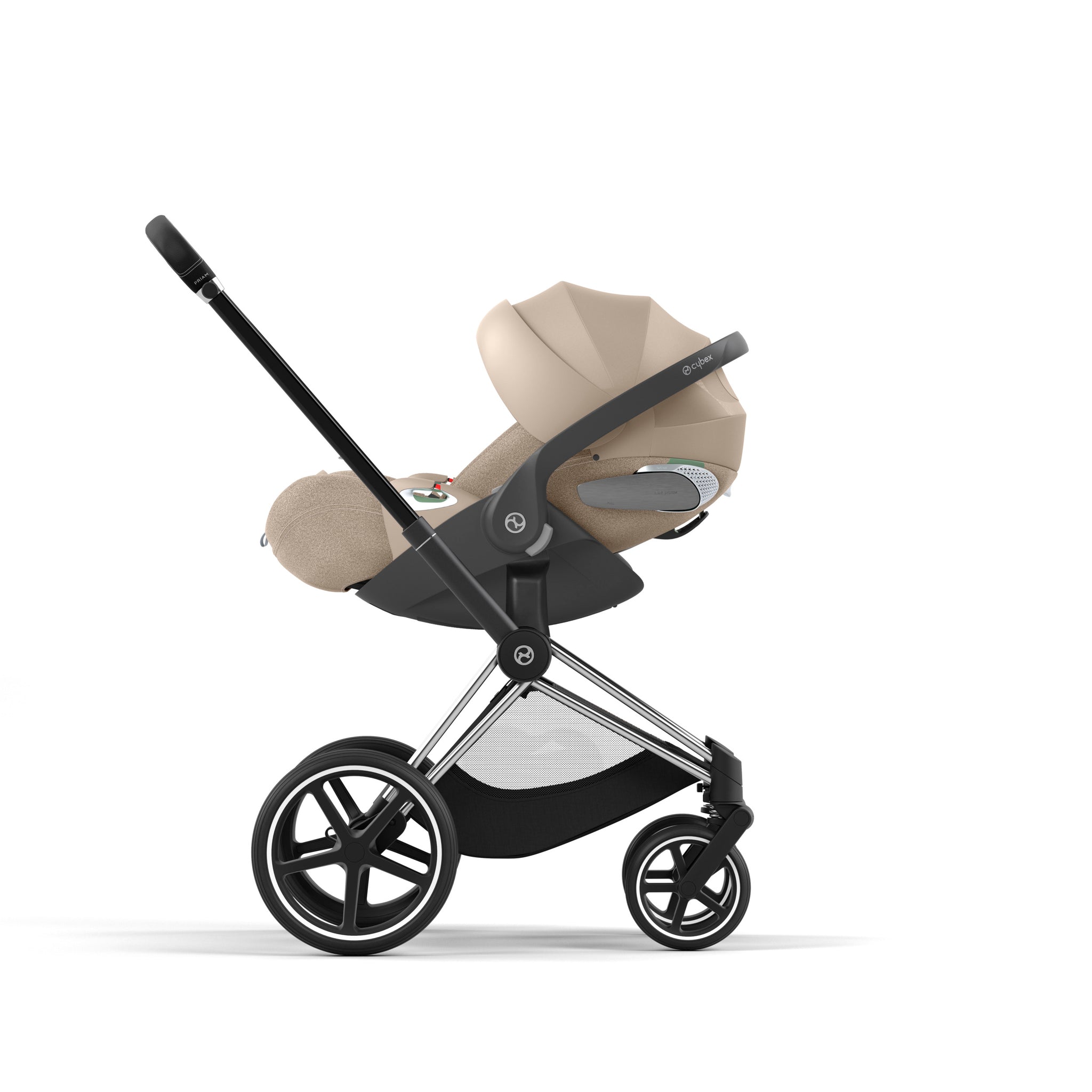 CYBEX Platinum Kinderwagen PRIAM chrome, cozy beige – STEYBE FÜR KINDER