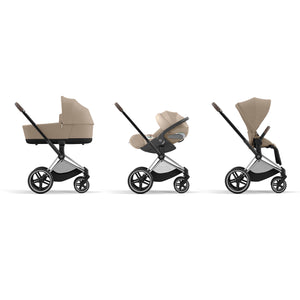 CYBEX Platinum Kinderwagen PRIAM Chrome braun, cozy beige