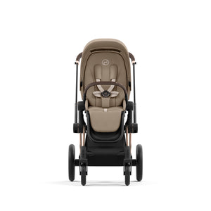 CYBEX Platinum Kinderwagen PRIAM rosegld, cozy beige (bestehend aus 1x Priam Rahmen rosegold,/ 1x  Priam / e-Priam Sitzpaket beige)