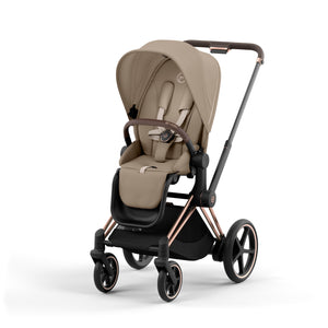 Cybex Platinum Kinderwagen e Priam Rosegold, cozy beige
