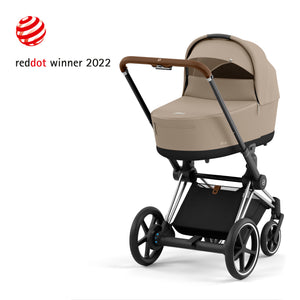 Cybex Platinum Kinderwagen e Priam chrome black,, cozy beige – STEYBE FÜR KINDER