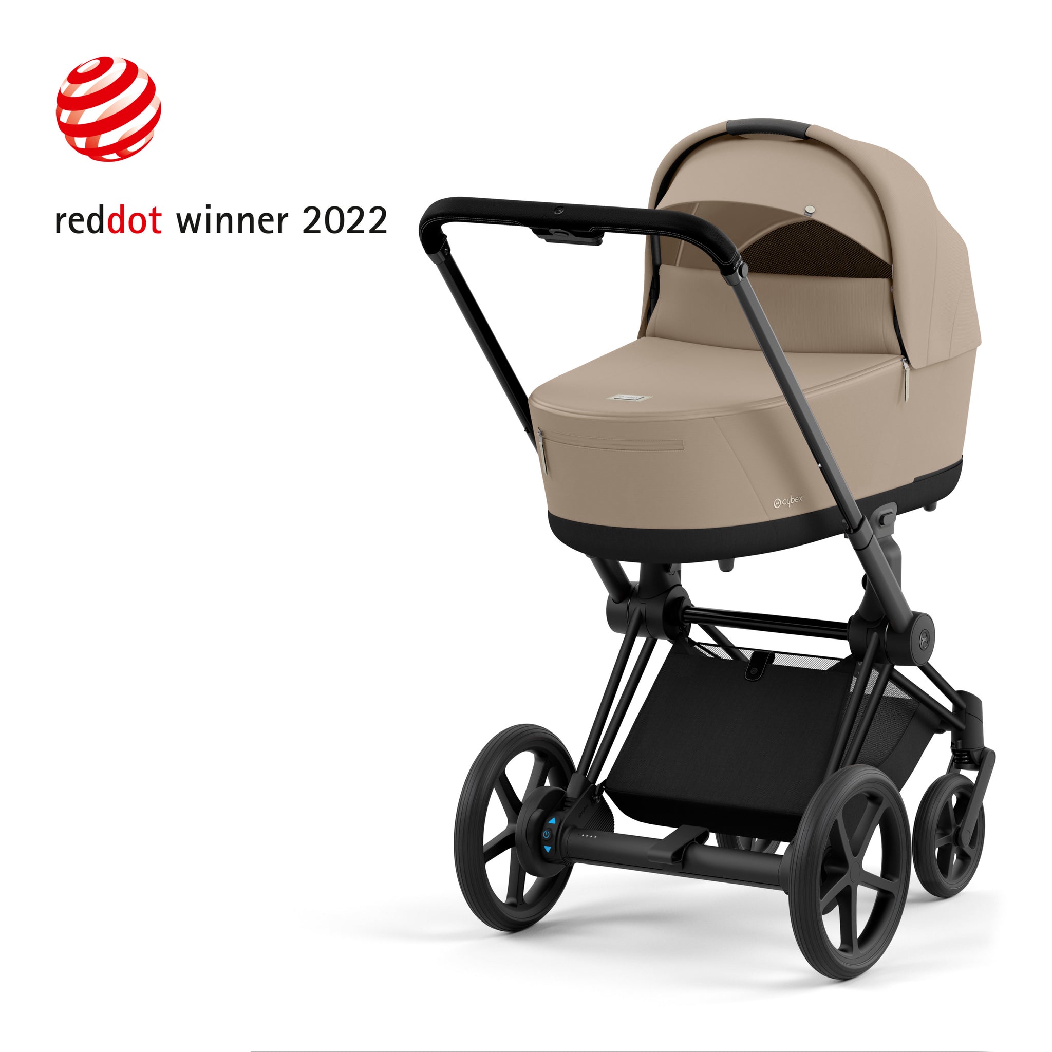 kinderwagen elektroantrieb Cybex Platinum Kinderwagen e Priam matt schwarz, cozy beige – STEYBE FÜR  KINDER