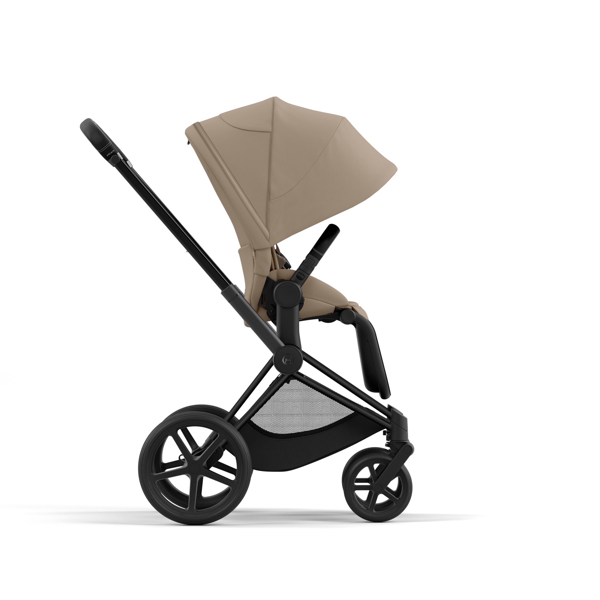 CYBEX Platinum Kinderwagen PRIAM matt schwarz, cozy beige