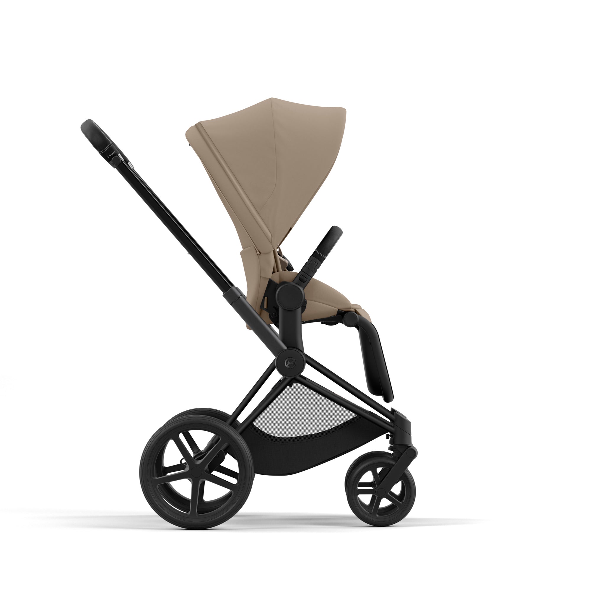 CYBEX Platinum Kinderwagen PRIAM matt schwarz, cozy beige