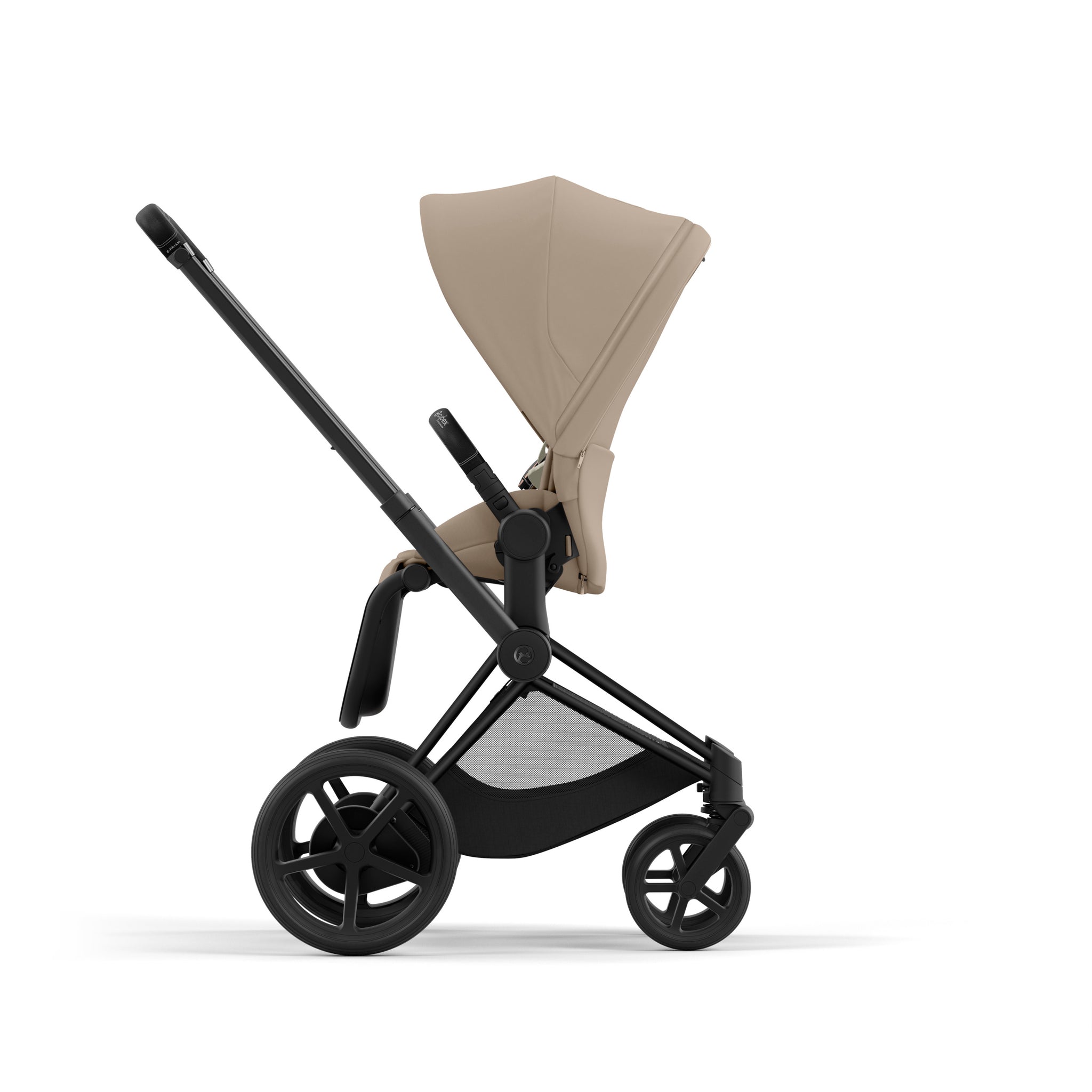 Cybex Platinum Kinderwagen e Priam matt schwarz, cozy beige