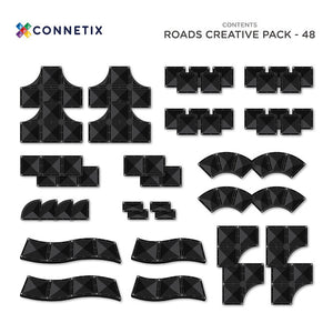 CONNETIX - MAGNETBAUSTEINE Creative Roads Pack 48 pc