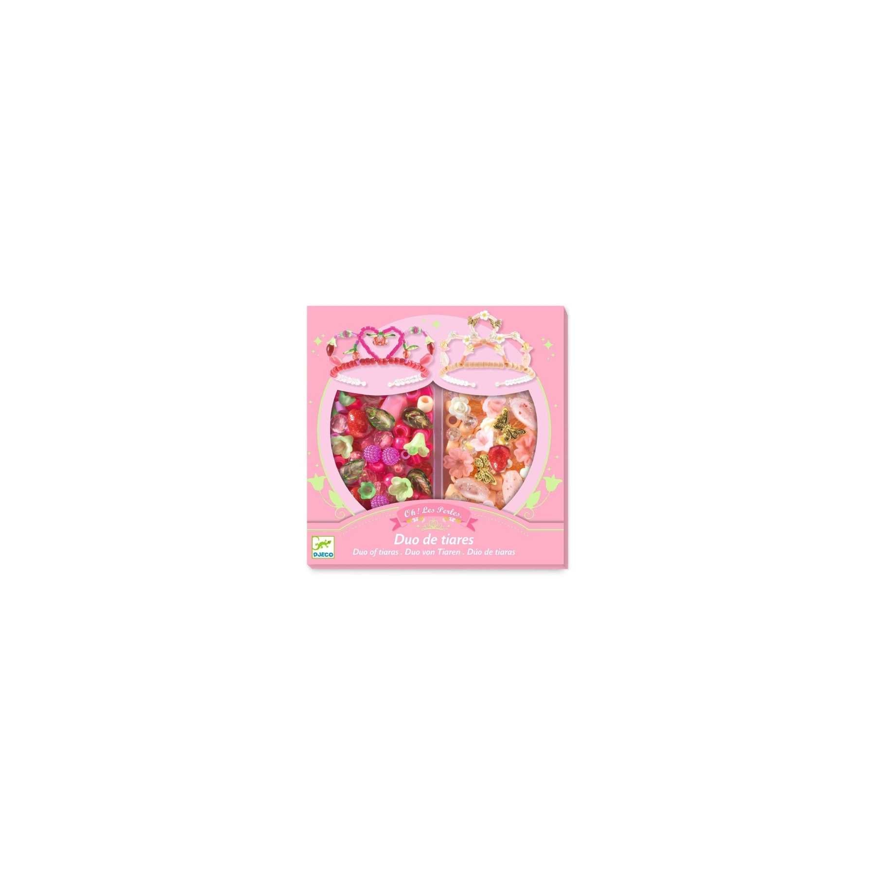DJECO SCHMUCK BASTELN Tiaras rose