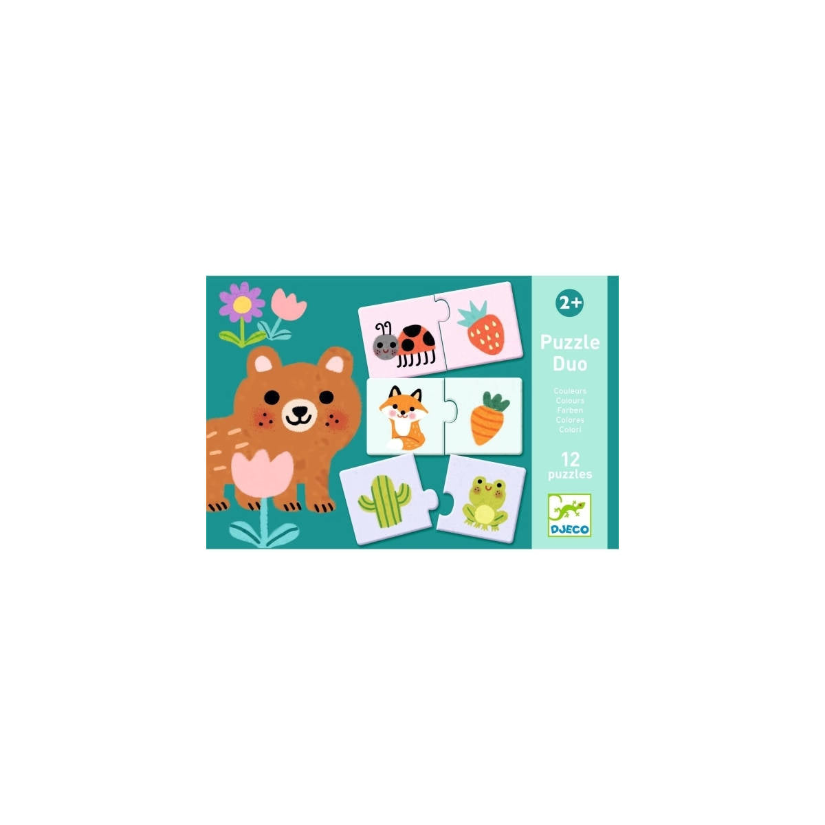 DJECO LERNSPIEL PUZZLE DUO FARBEN